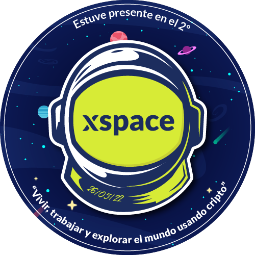 2° Xspace - "Vivir, Trabajar y Explorar el Mundo usando Cripto" POAP image
