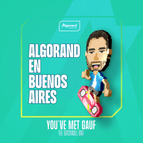 You've met Gauf at Algorand en Argentina POAP image