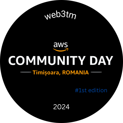 1st aws Community Day, Romania POAP image