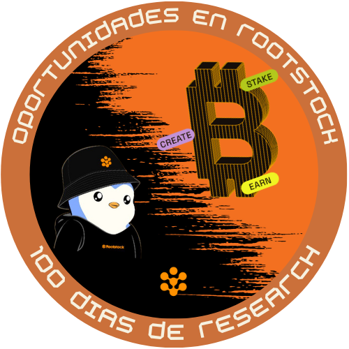 #100DiasDeResearch - Rootstock II POAP image