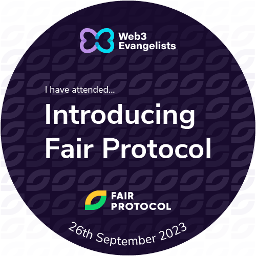 Web3 Evangelists x Fair Protocol drop image