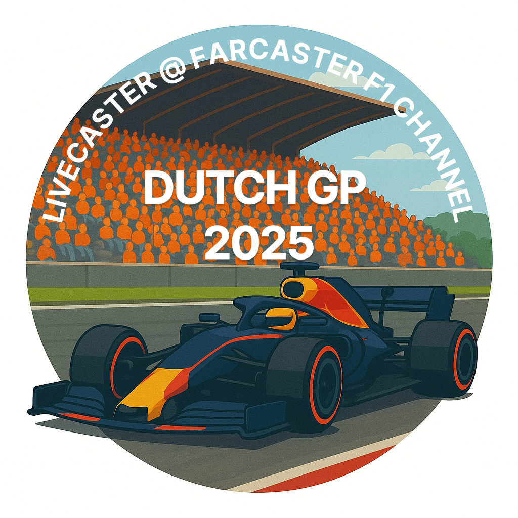 Livecaster @ Formula 1 Dutch Grand Prix 2025 POAP image