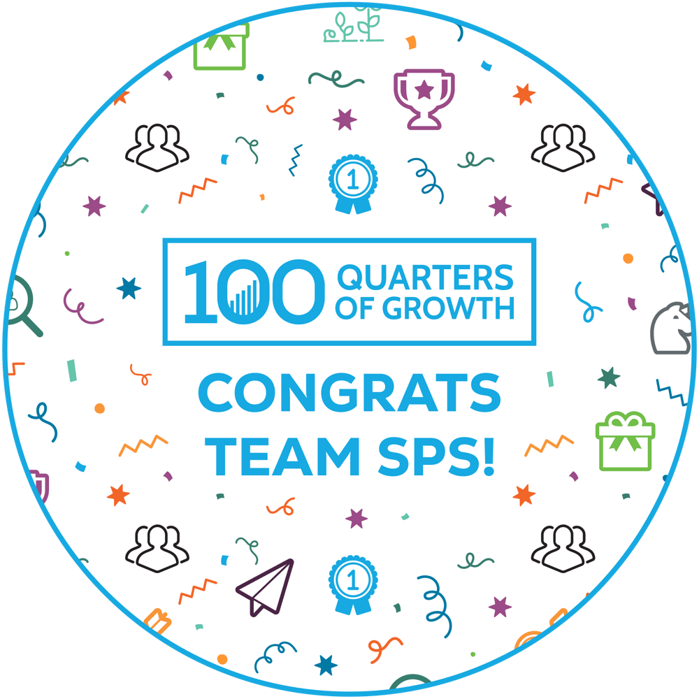 TeamSPS 100 Quarters of Growth drop image