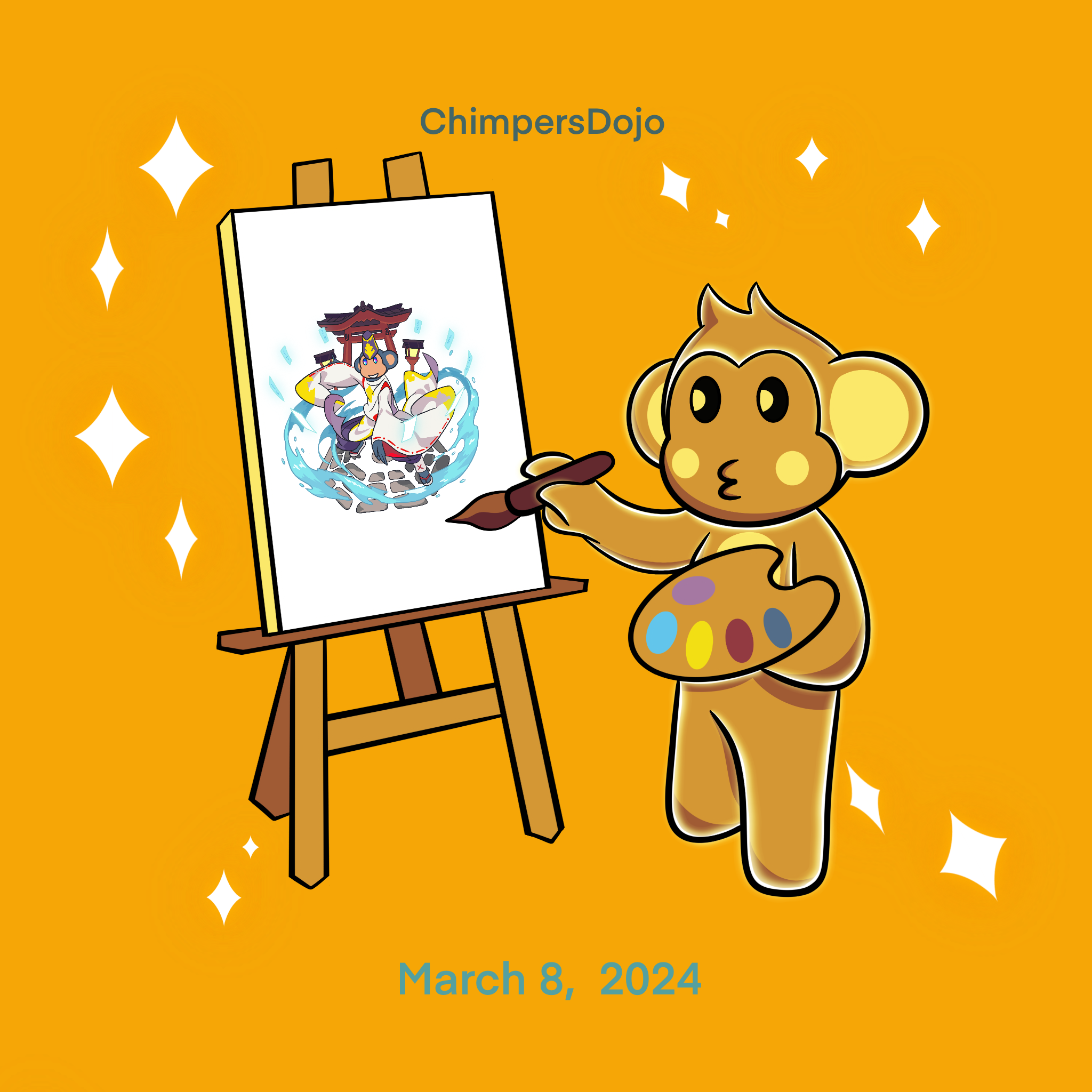 Chimpers Dojo ChimpFriday 08 March 2024 POAP image