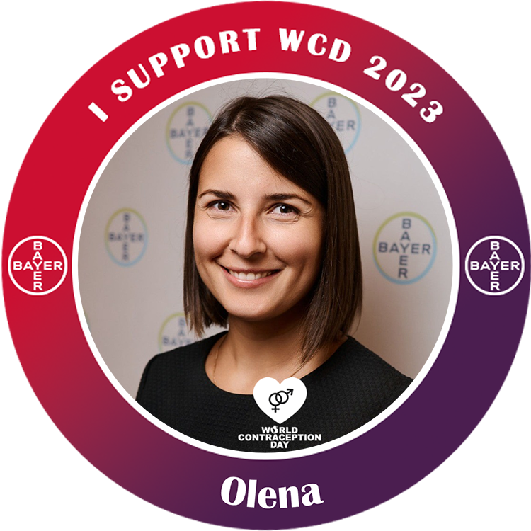 Olena Revenko supports the World Contraception Day 2023 | Bayer POAP image