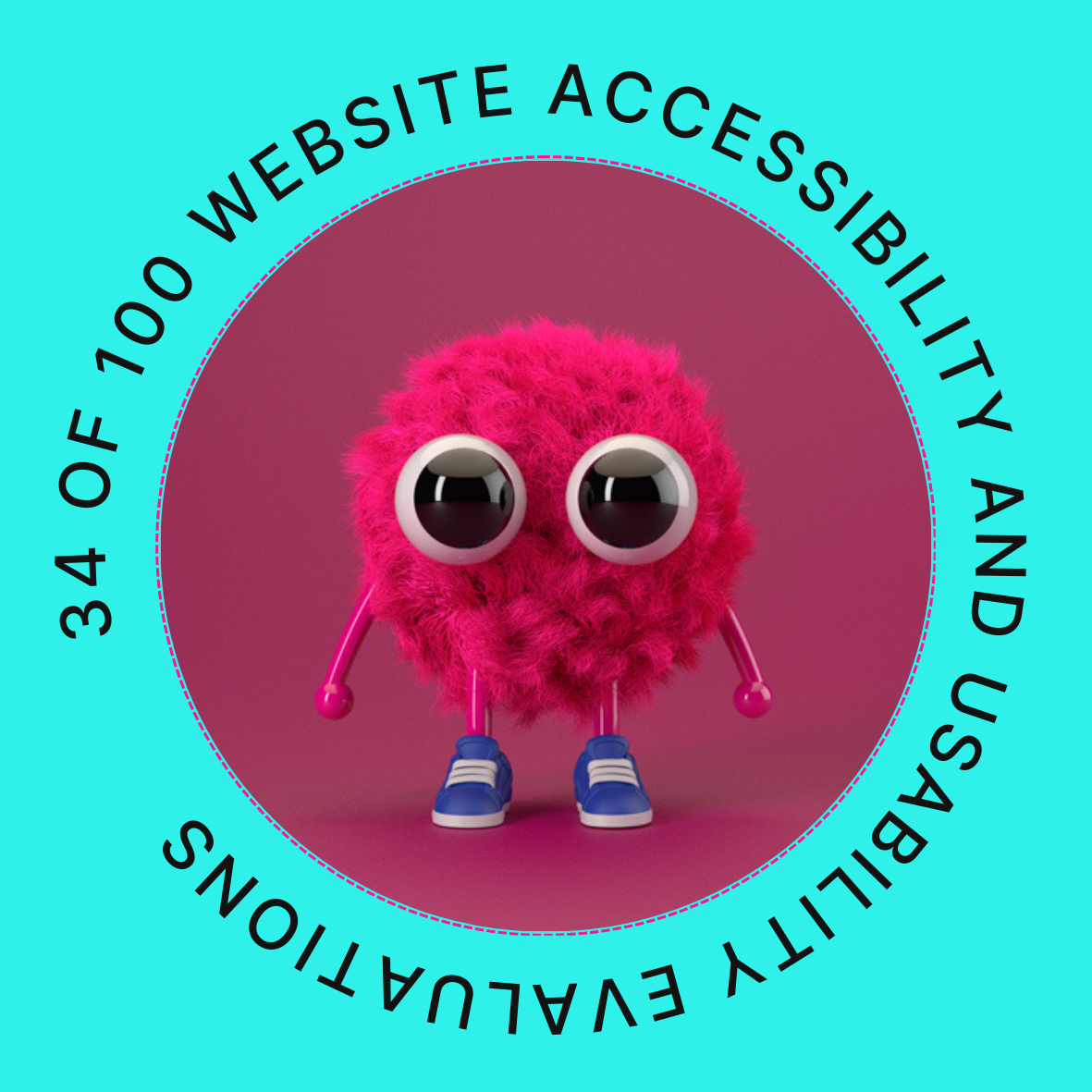 34 of 100 Website Accessibility and Usability Evaluations POAP image