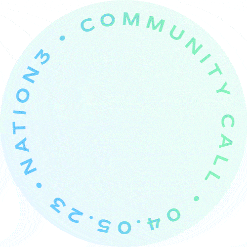 Nation3 Community Call: New Dispute Resolution Process and more! POAP image