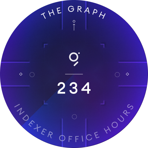 The Graph Indexer Office Hours #234 POAP image