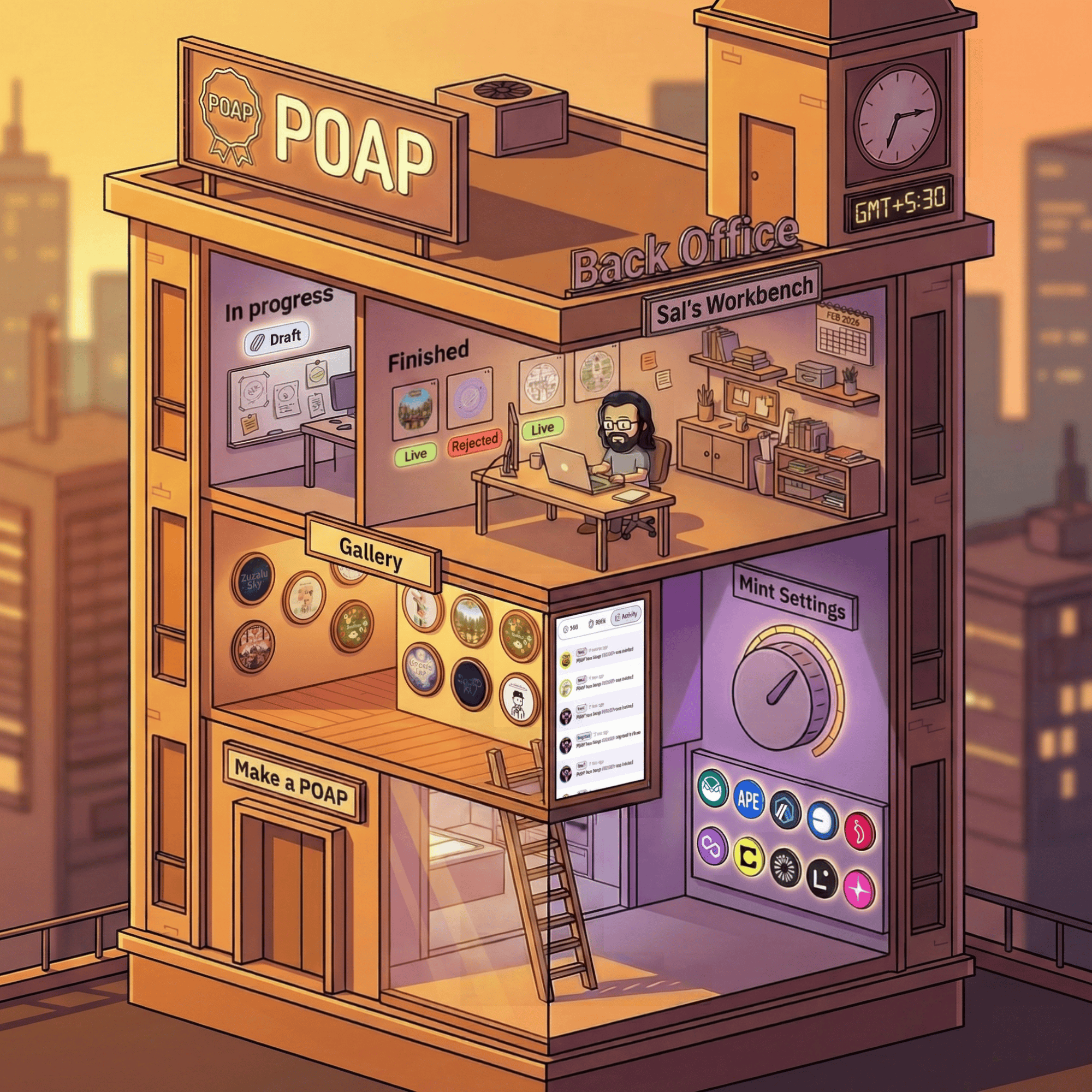 Sal's workbench | 2 Years @ POAP Edition drop image
