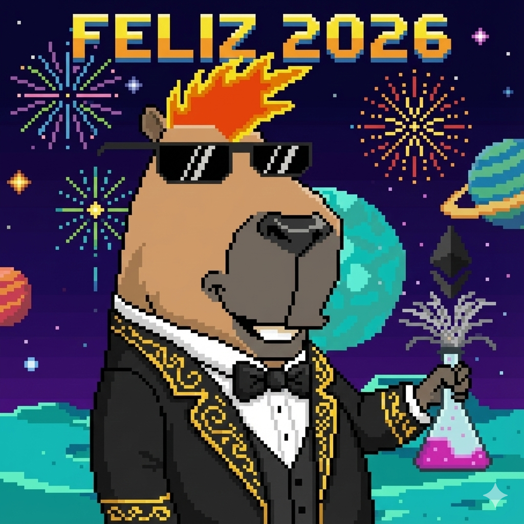 Feliz 2026 con el Carpincho Galáctico POAP image