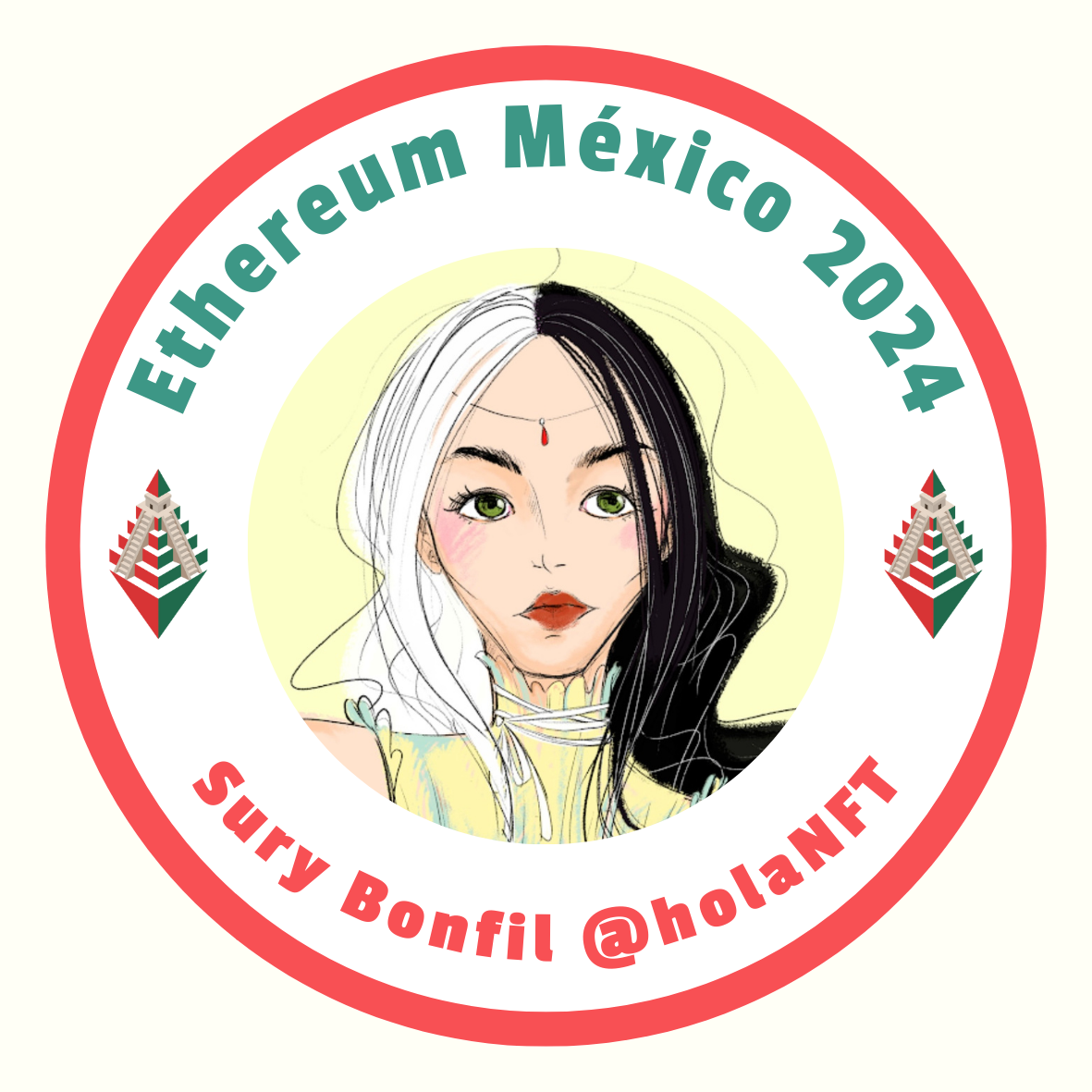 Nos vimos en Ethereum México 2024 - Sury Bonfil POAP image