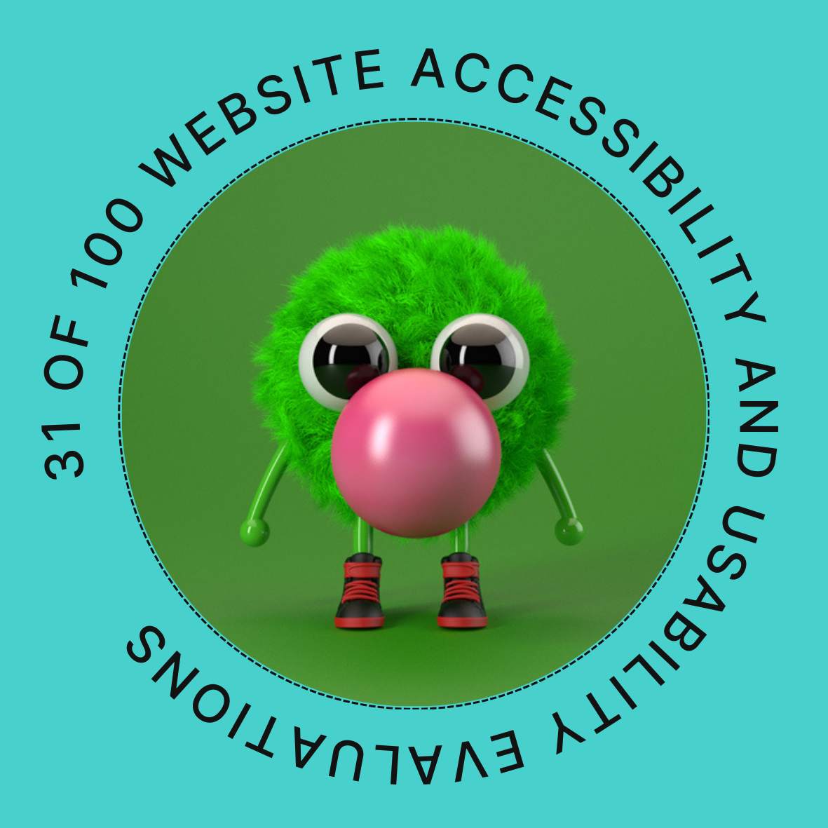 31 of 100 Website Accessibility and Usability Evaluations POAP image