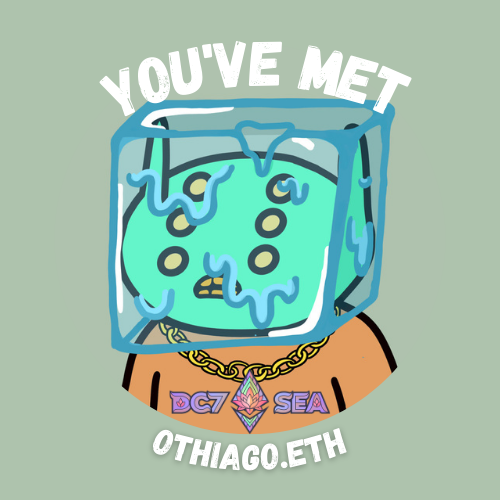 You've met othiago.eth at Devcon 7 POAP image