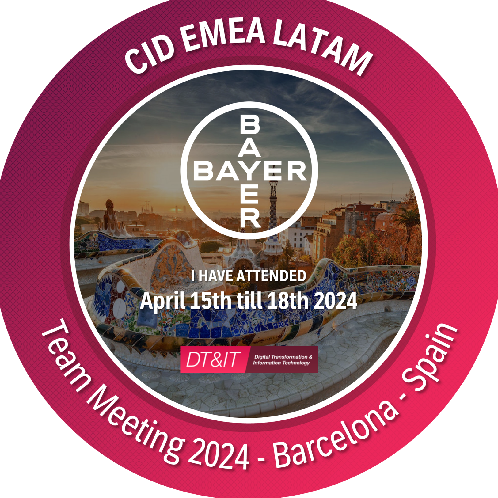CID EMEA LATAM Team Meeting in Barcelona - 2024 POAP image