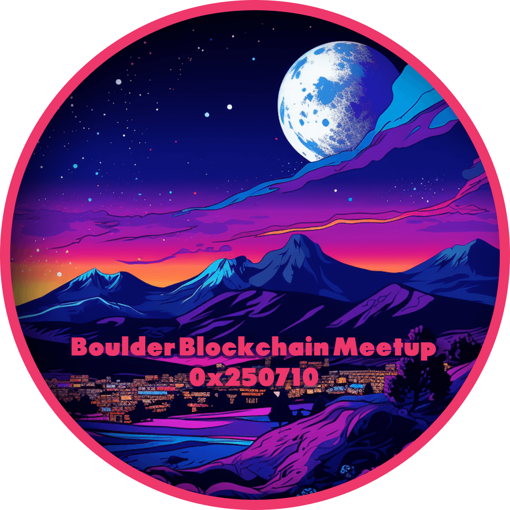 July Boulder Blockchain Meetup POAP image