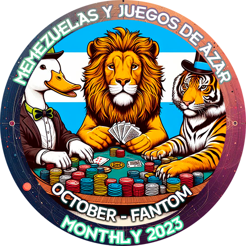 "Memezuelas y juegos de Azar" Discord POAP 2023: Monthly Award - OCTOBER POAP image