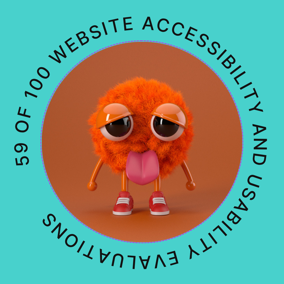 59 of 100 Website Accessibility and Usability Evaluations POAP image
