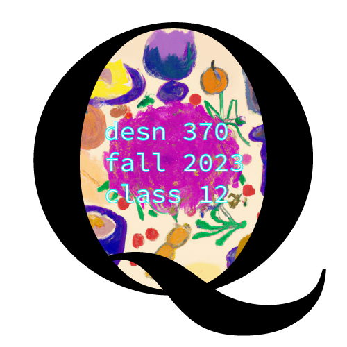 desn 370 fall 2023 class 12 POAP image