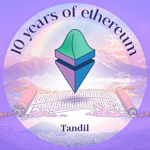 10 años de Ethereum - Lanzamiento de Nodo Serrano POAP image