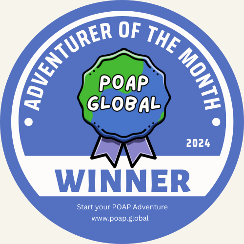 Adventurer of the month - POAP Global POAP image