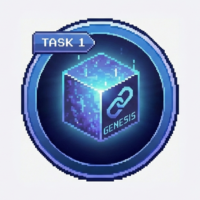 On-Chain Odyssey: The Genesis Block (Task 1) POAP image