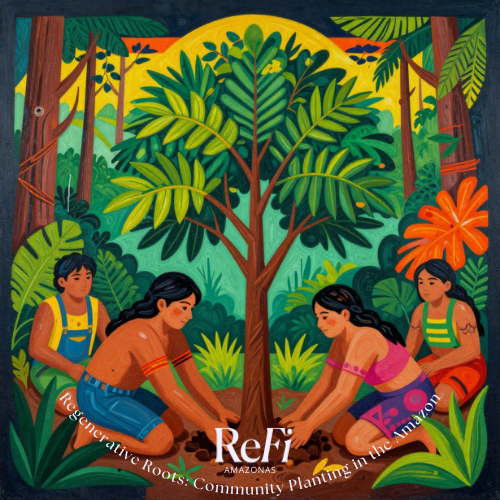 Regenerative Roots: Community Planting in the Amazon drop image