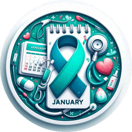 Cervical Health Awareness Month, January 2024 POAP image