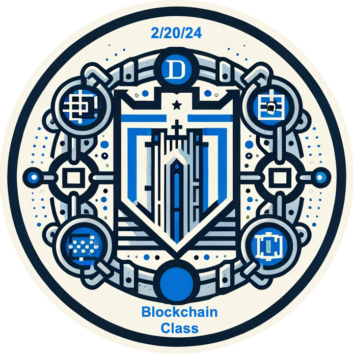 Duke Fintech Blockchain Class - 2/20/24 POAP image