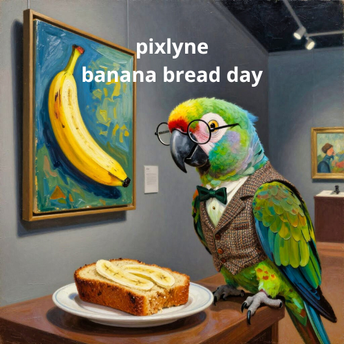 Pixlyne Banana Bread Day POAP image