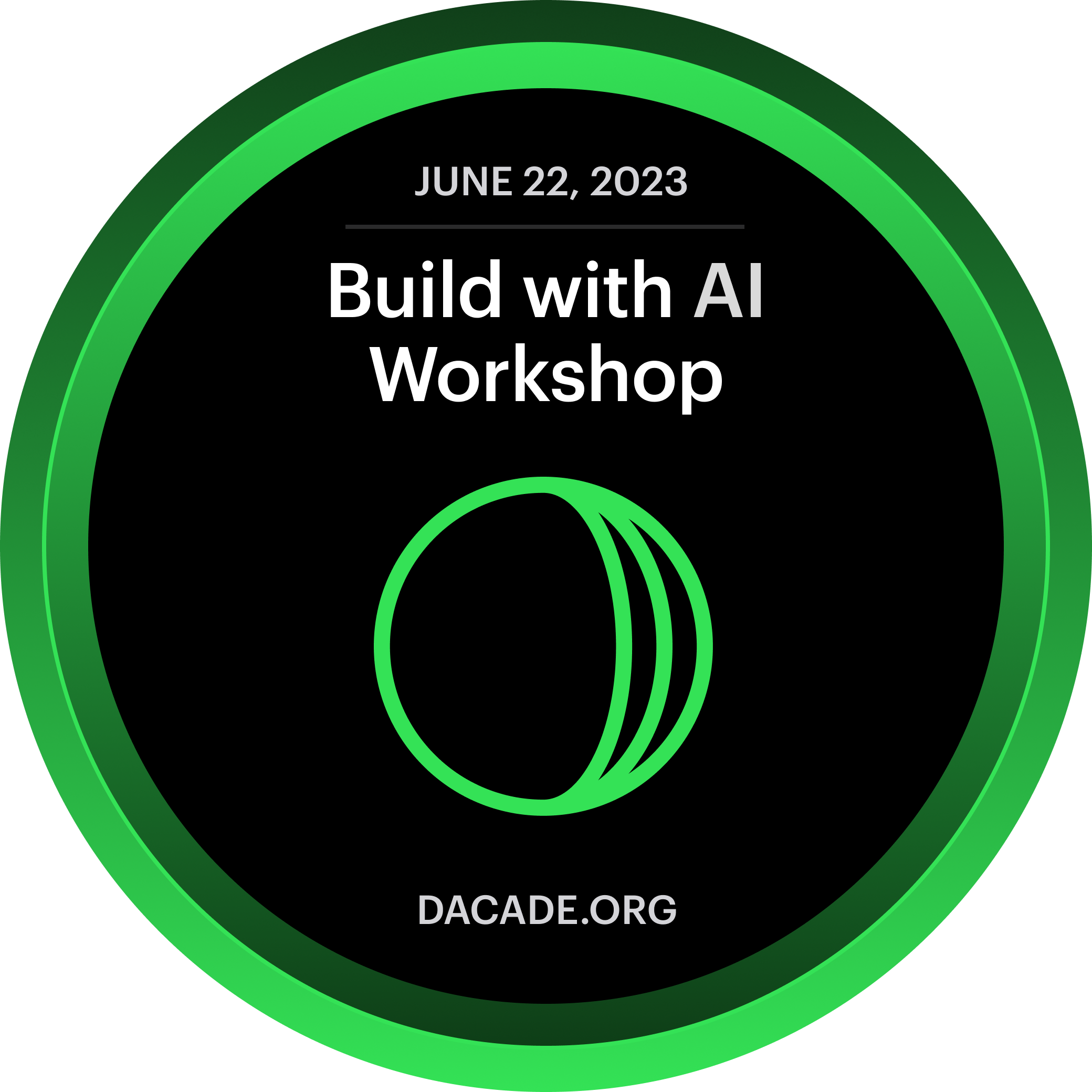Build with AI: Create Your Own AI Web App - Workshop POAP image