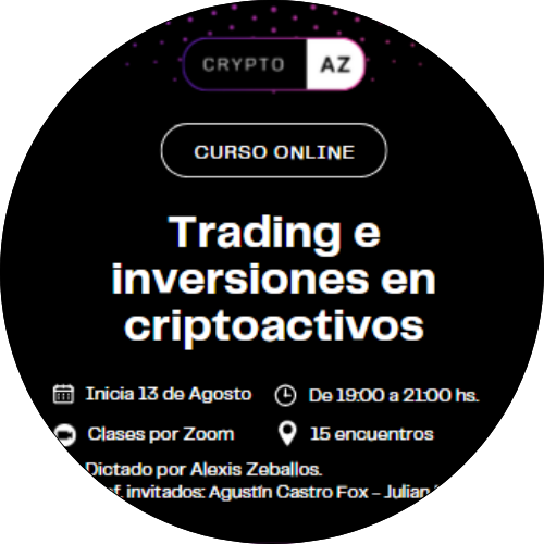 Certificado de asistencia en "Trading e inversiones en criptoactivos" - Cohorte Agosto/Septiembre 2025 - Crypto AZ POAP image