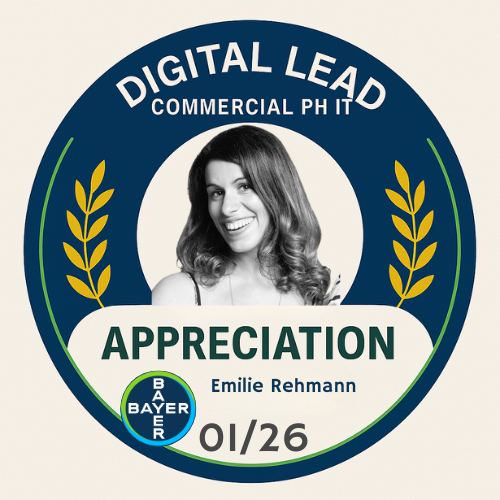 Digital Leads Commercial PH IT | Appreciation | January 2026 | Bayer POAP image