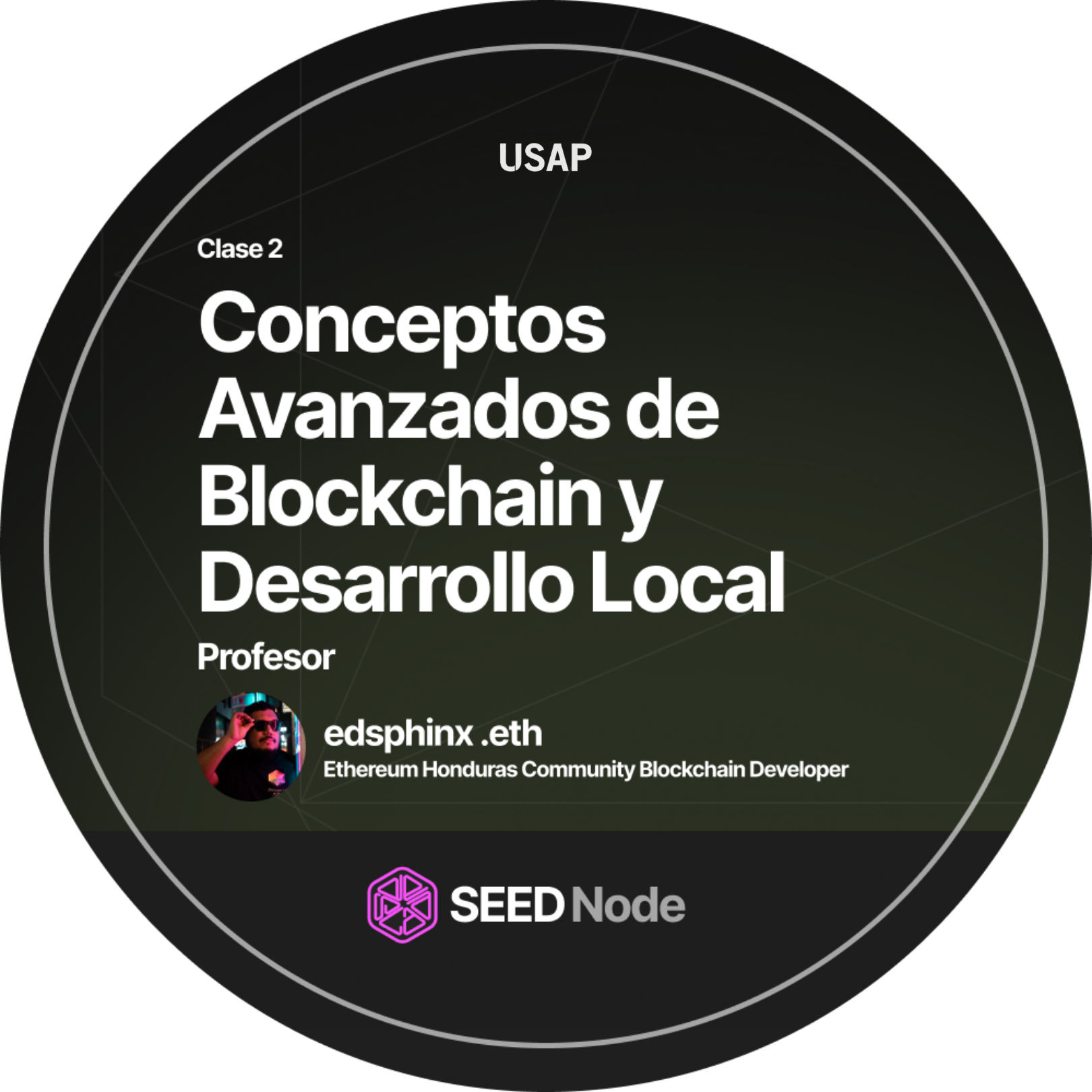 SEED Nodes + USAP | Conceptos Avanzados de Blockchain y Desarrollo Local POAP image