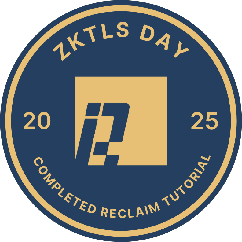 zkTLS Day 2025, Buenos Aires - Reclaim Protocol Tutorial POAP image