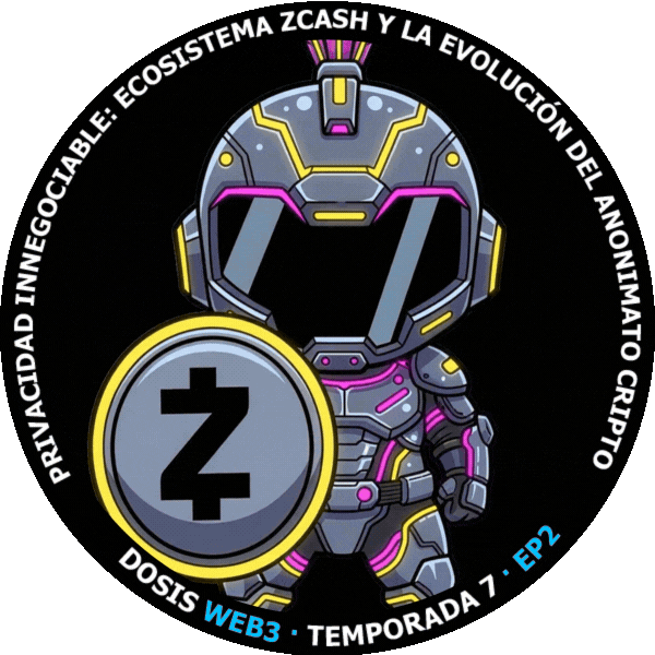 Drop #214643: Dosis WEB3 Temp7 Ep2 - Privacidad Innegociable: Ecosistema Zcash y la evolución del anonimato cripto