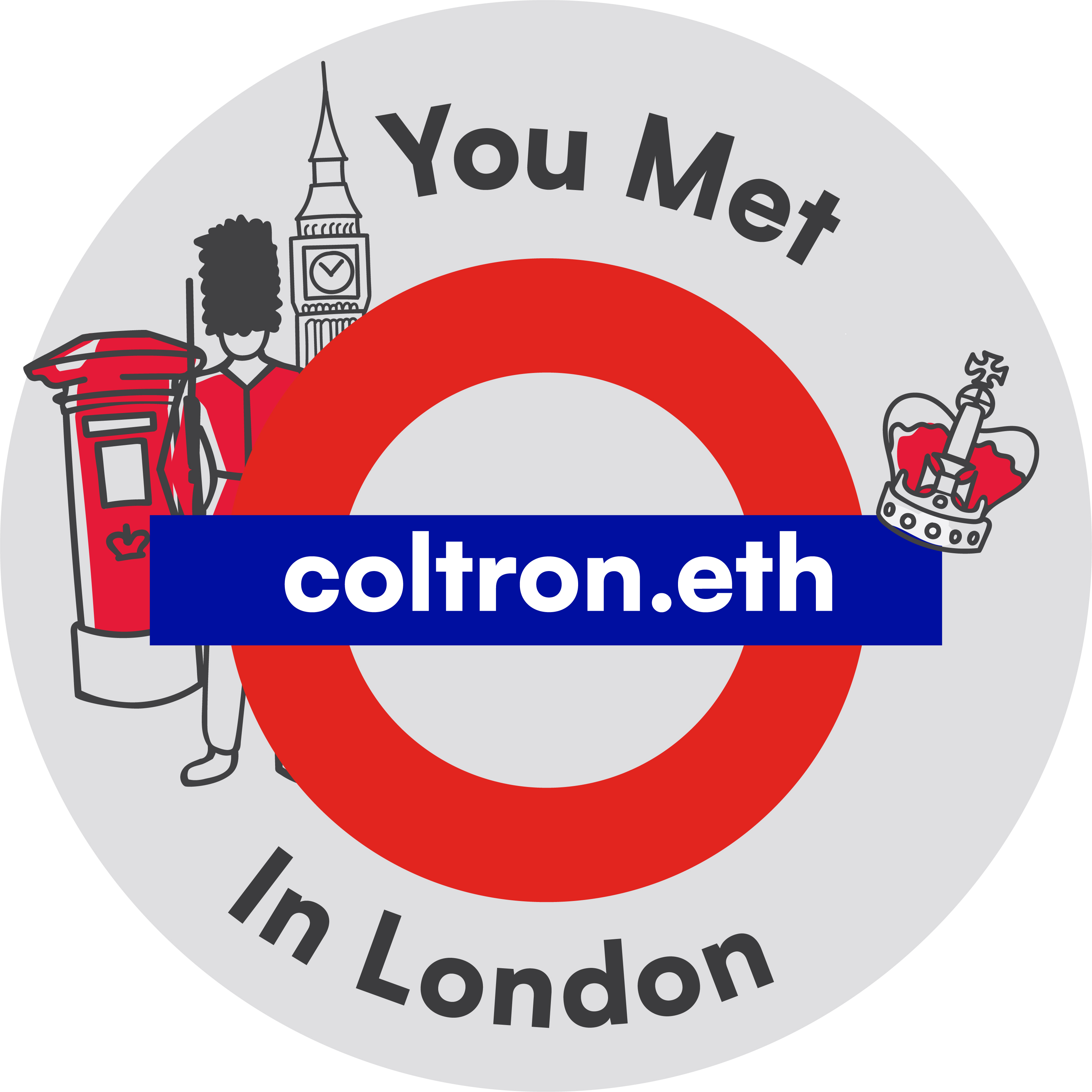 You Met coltron.eth in London POAP image
