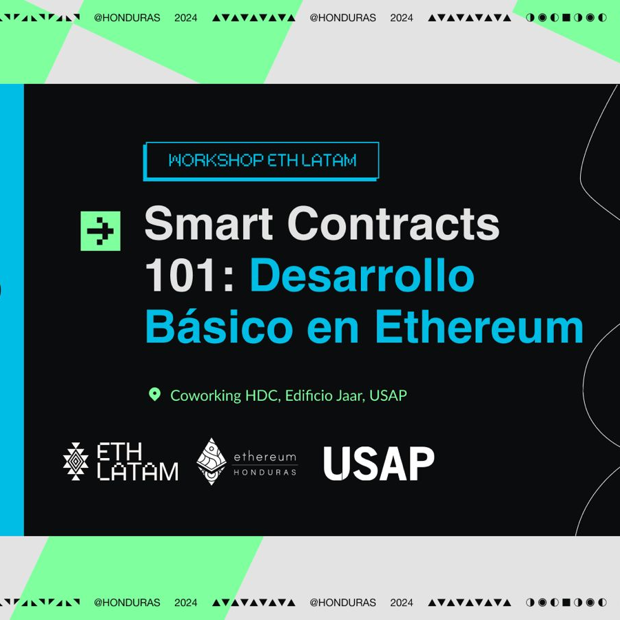 Smart Contracts 101 - Desarrollo Básico en Ethereum @ USAP POAP image
