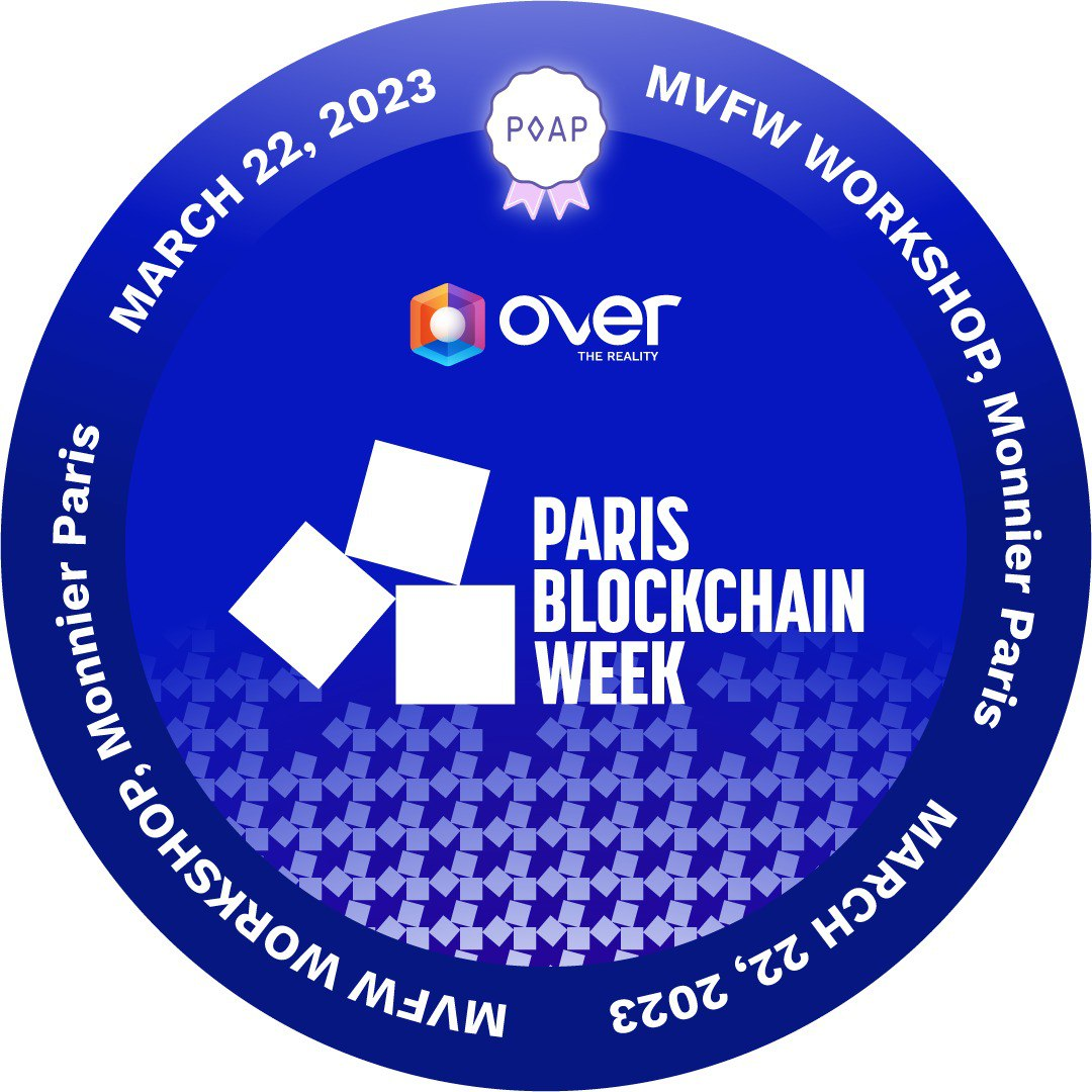 MVFW Workshop x Paris Blockchain Week  POAP image
