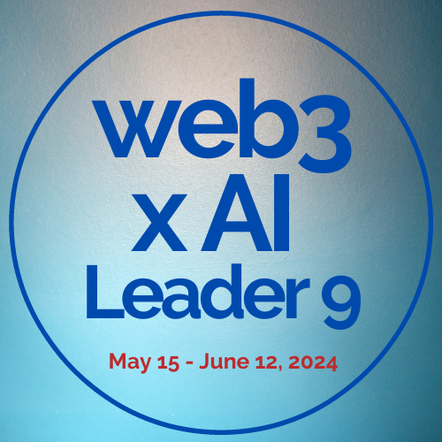 Become a Web3 x AI Leader Cohort 9 POAP image