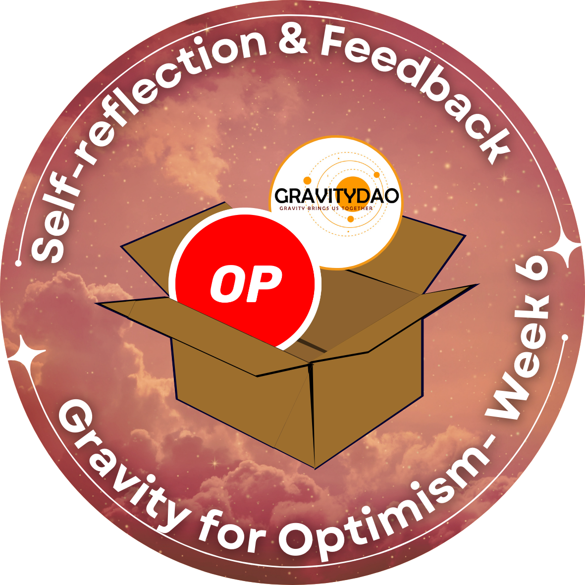 OP - Self Reflection, Feedback and Next Steps. POAP image