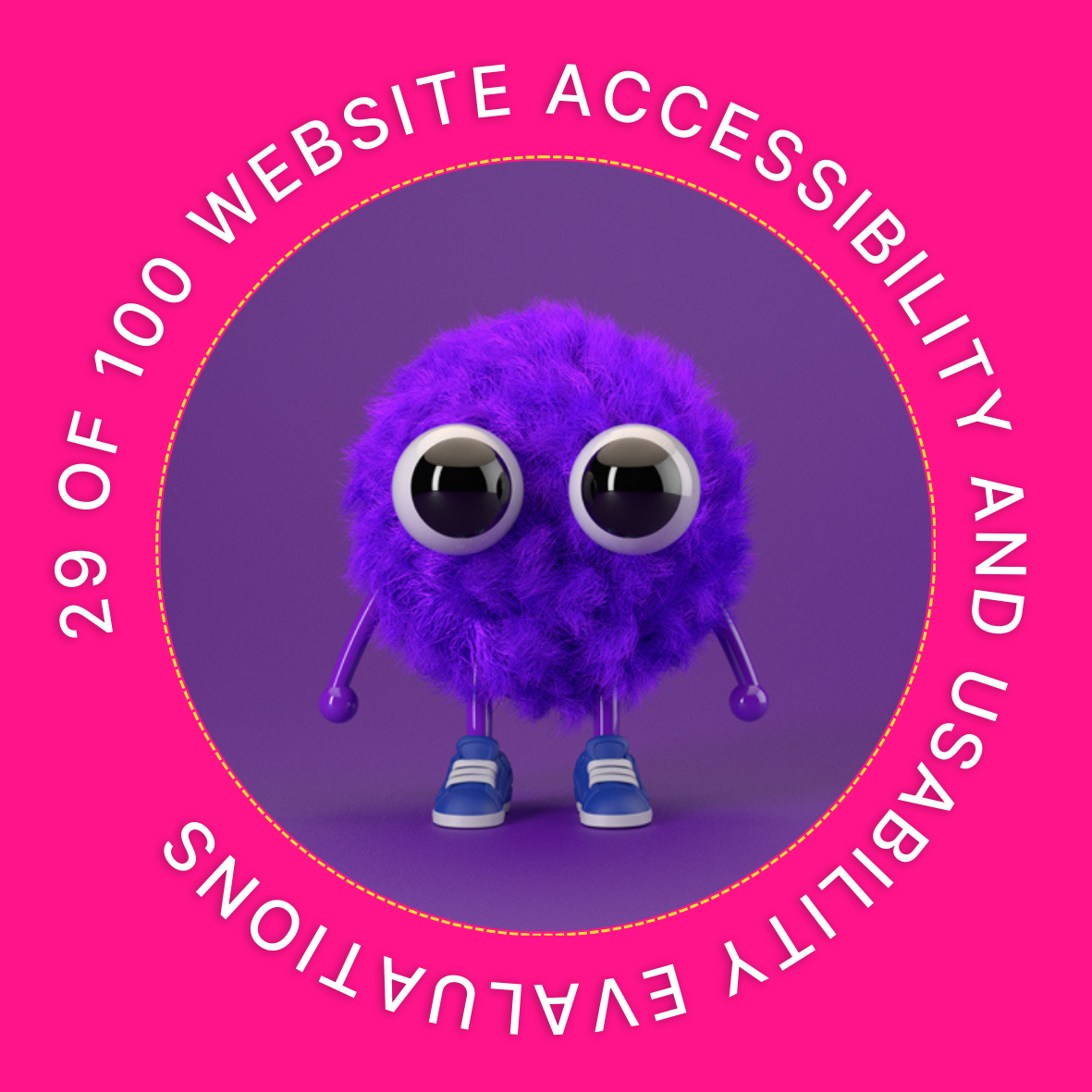29 of 100 Website Accessibility and Usability Evaluations POAP image