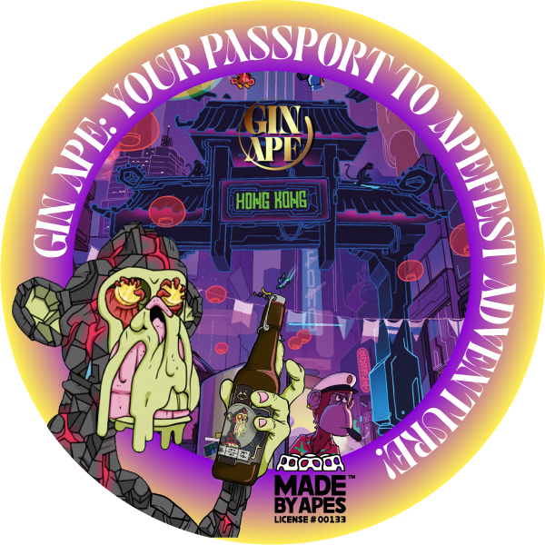 Gin Ape x Raccoon Gin x ApeFest Hong Kong POAP #2 POAP image