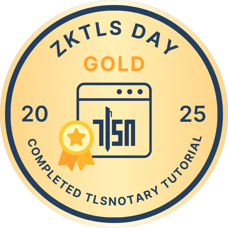 zkTLS Day 2025, Buenos Aires – TLSNotary Tutorial ★Legendary★ POAP image
