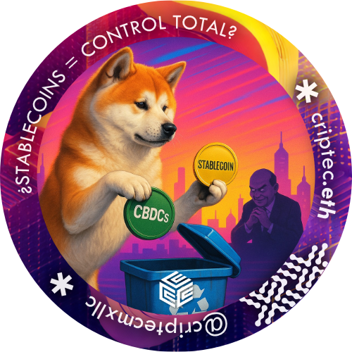 Criptec ::  ¿Stablecoins = control total? POAP image