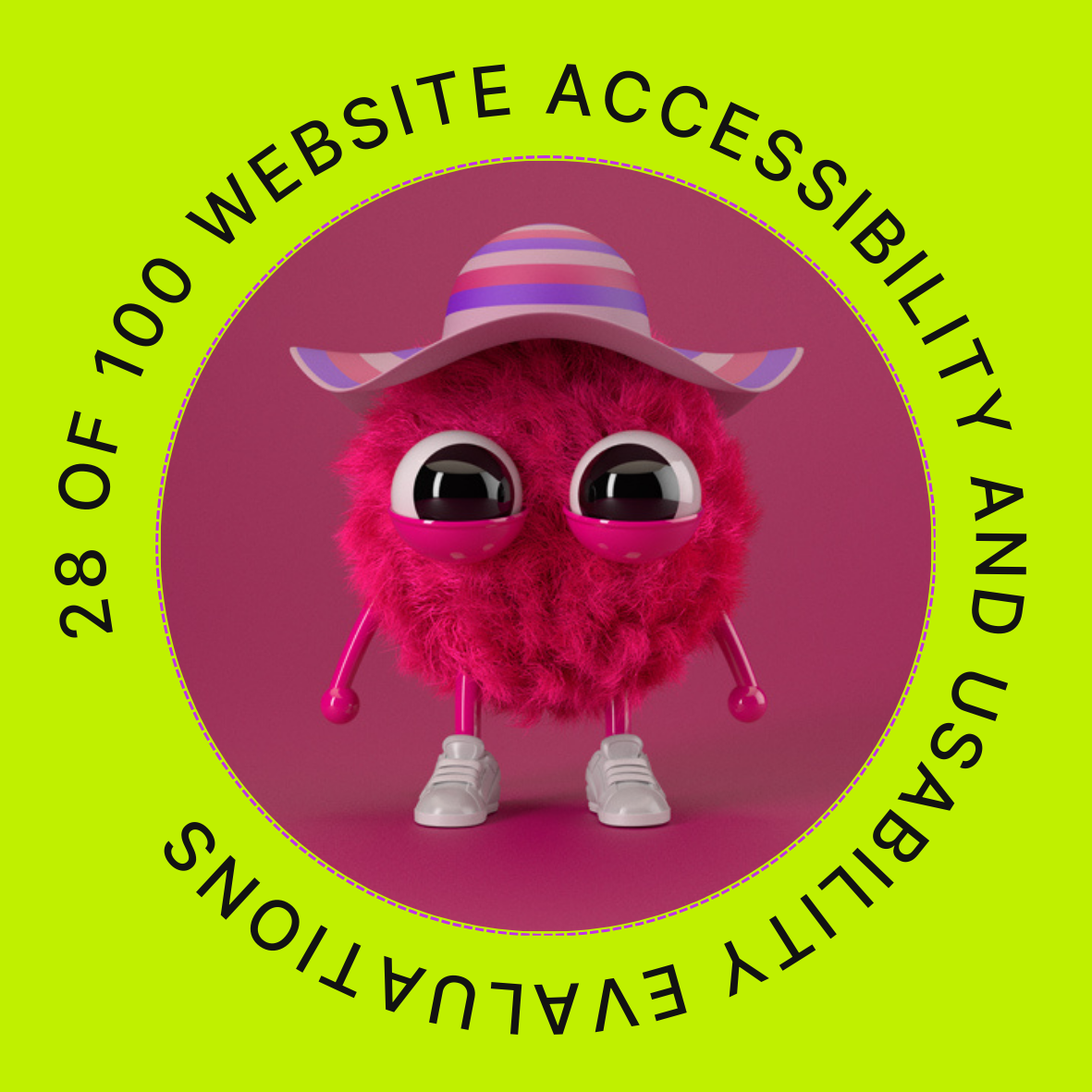 28 of 100 Website Accessibility and Usability Evaluations POAP image