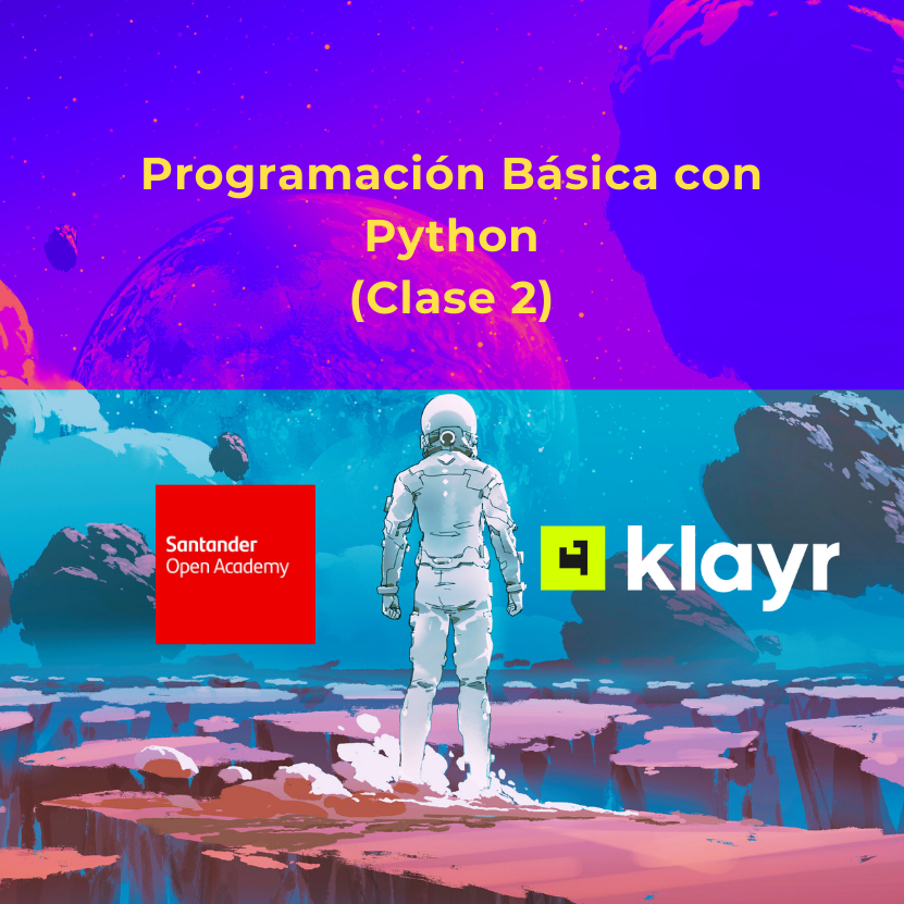 (Clase 2) Programación Básica con Python drop image