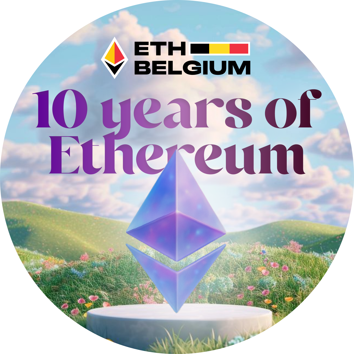 10 Years of Ethereum: ETHBelgium POAP image