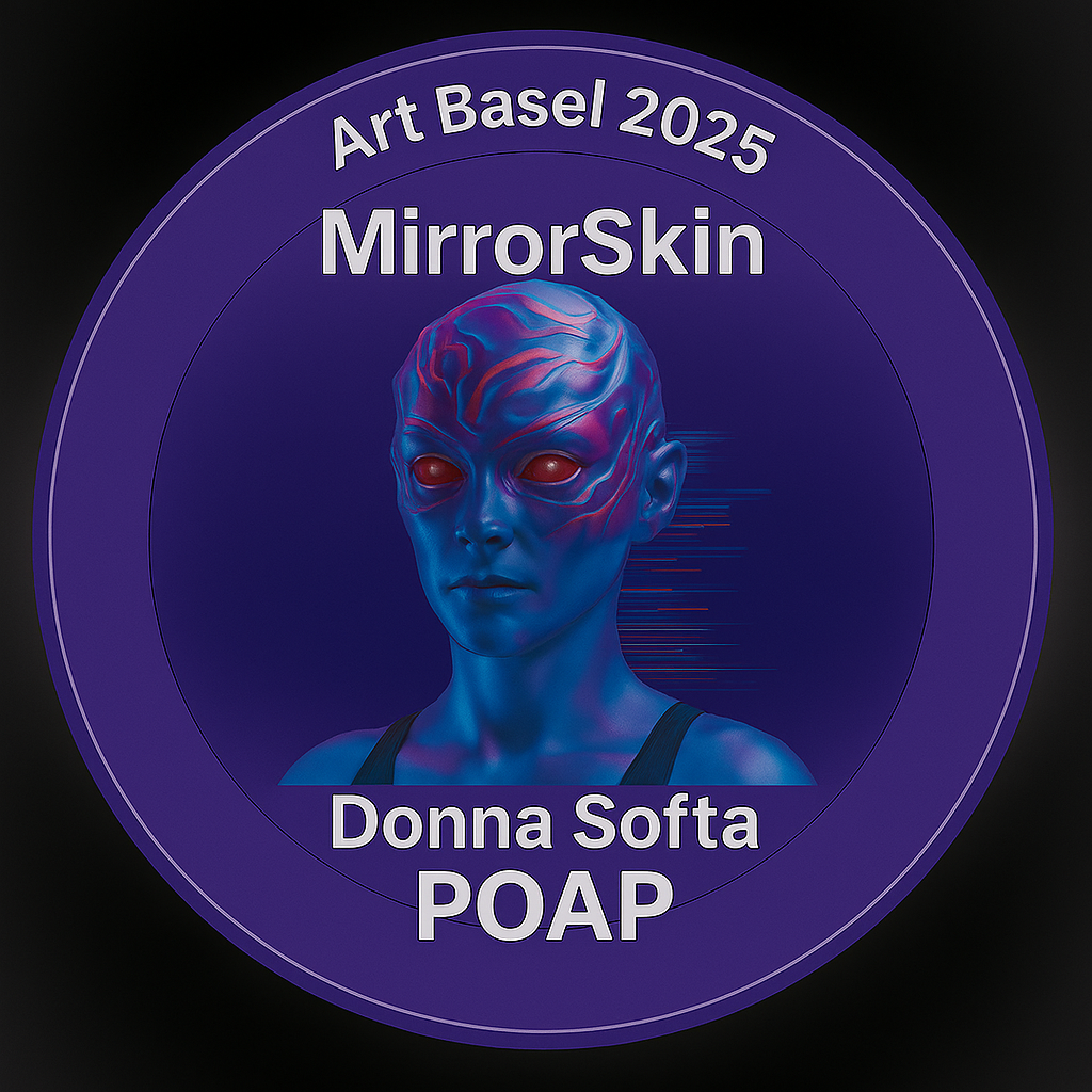 MirrorSkin Presence – Art Basel 2025 (Pre-Entry) POAP image