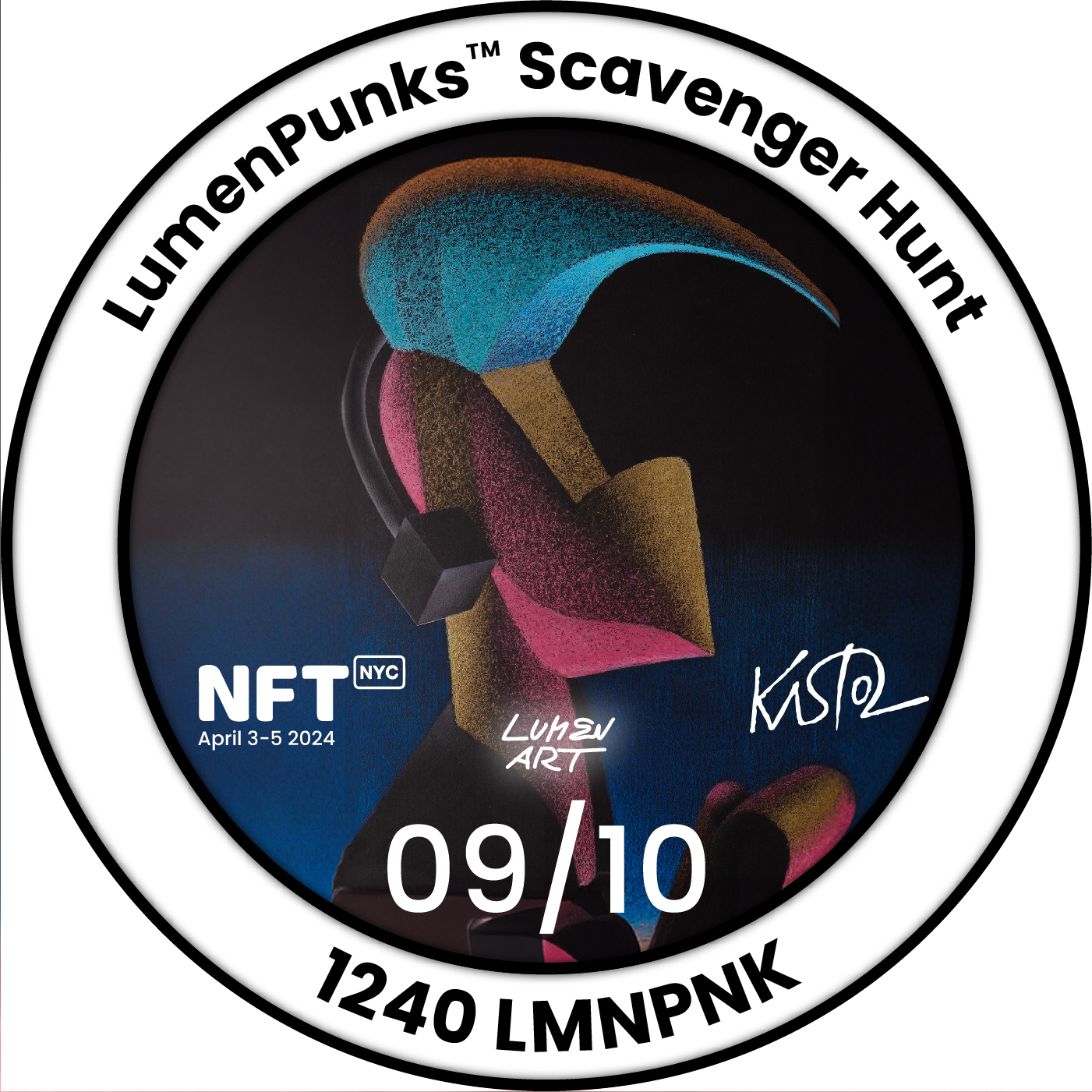 9/10 | LumenPunks™ Scavenger Hunt at NFT.NYC April 3-5 2024 POAP image