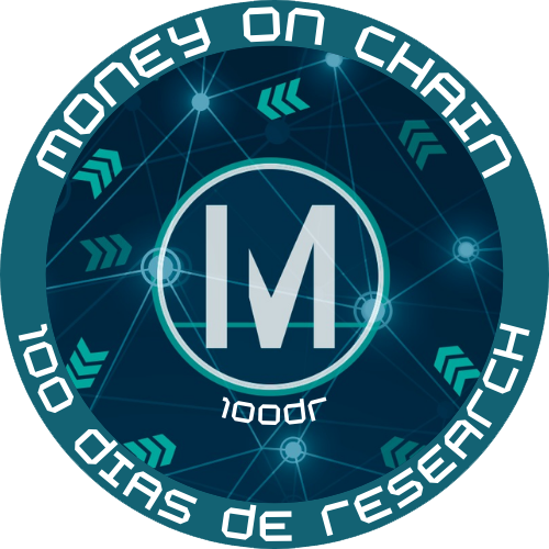 #100DiasDeResearch - Money on Chain POAP image